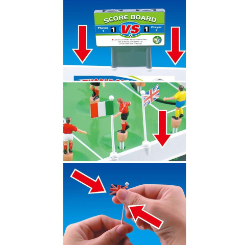 Joc de foosball Rovo 68008, dimensiuni 49 x 36 x 6 cm [1]