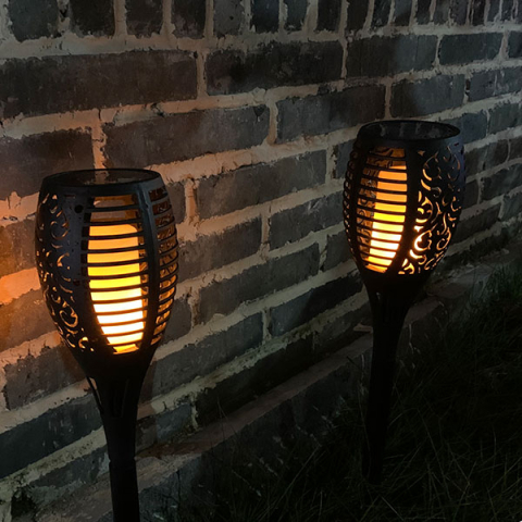 Lampa solara cu efect flacara Forever Light, 33 LED-uri SMD, 600mAh Ni-Mh IP65 [3]