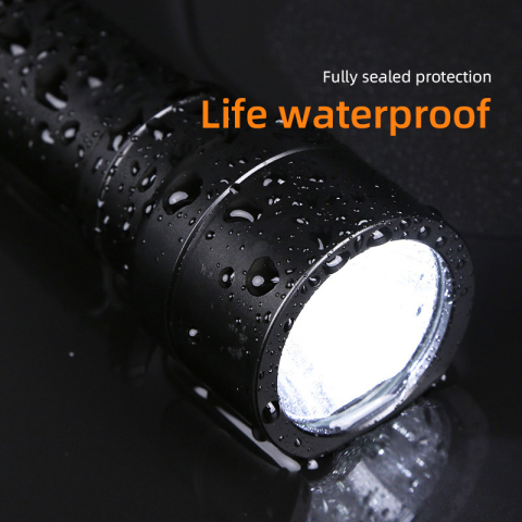 Lanterna LED Superfire C20, 1100lm, 240m, incarcare USB-C, Negru [5]