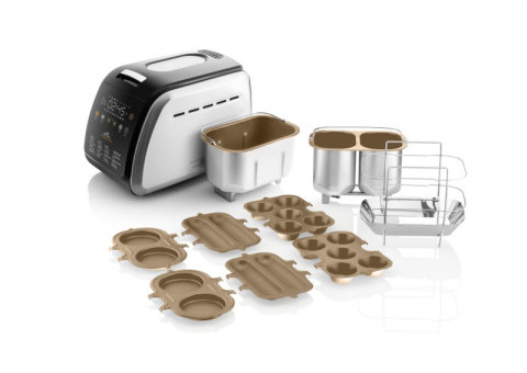 Masina de facut paine ETA Delicca II Max 7149 90040, 850W, 16 programe, capacitate 1,5 kg, otel inoxidabil [1]