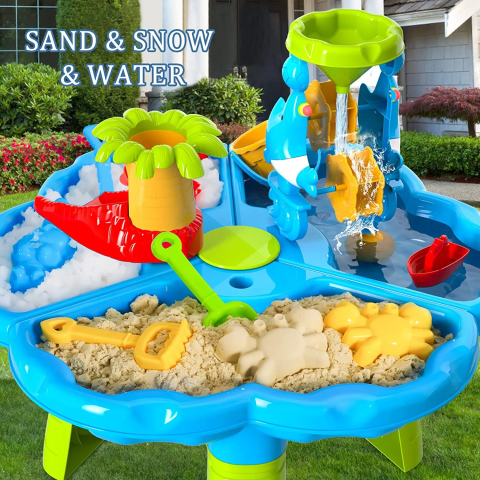 Masuta de joaca Rovo J9125 pentru apa si nisip, accesorii incluse [4]