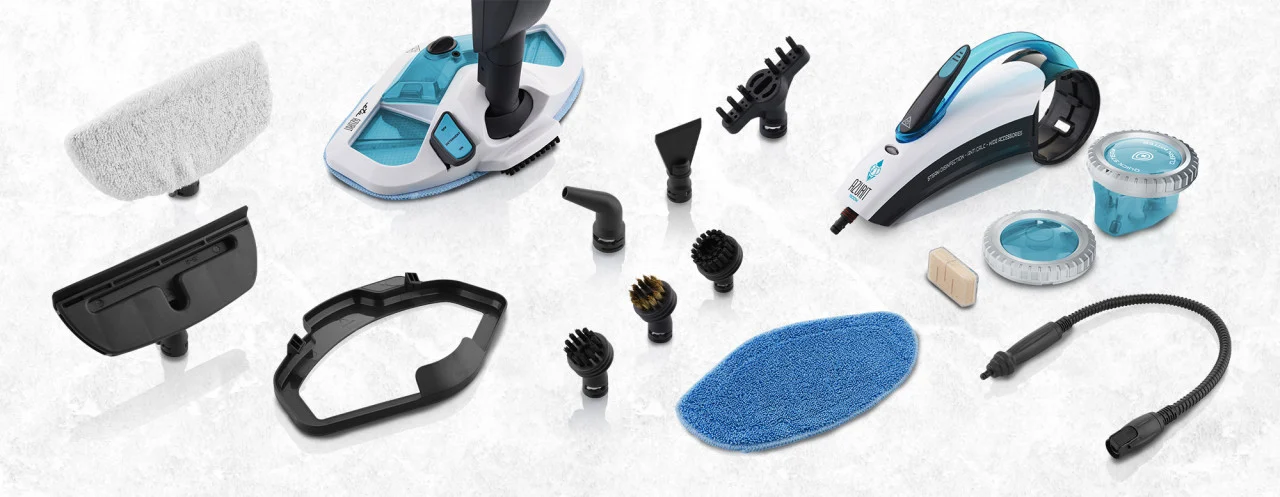 Mop cu aburi 2 in 1 ETA Azurit 2267, 1500 W, rezervor apa 0.4 L, filtru anticalcar [1]