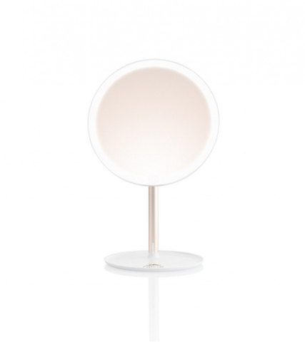 Oglinda cosmetica ETA Fenite 1353 90000, diametru 178 mm, 3 culori de iluminare, inclinare 0-90°, baterie reincarcabila 2000mAh [1]