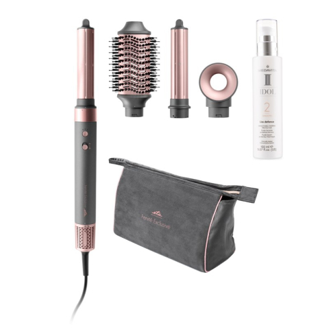 Ingrijire personala femei - Ondulator Multistyler ETA Fenite Exclusive Liss Defense 0323 90000, 1400 W, motor Turbo Booster, gri