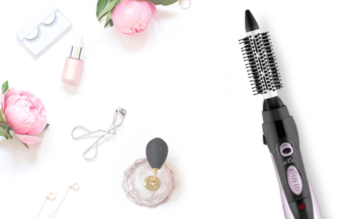 Perie ondulatoare cu aer cald si ionizare ETA Rosalia 7322, 1000 W, 7 accesorii [10]