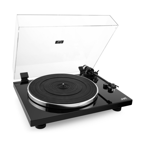Pick-up Hi-Fi cu ac JVC AL-E534B, Bluetooth, 2 viteze (33 si 45 rpm), platan aluminiu, iesire RCA, negru [3]