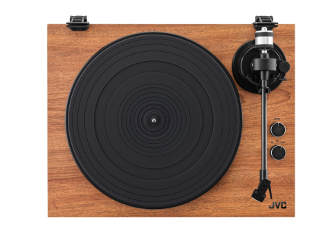Pick-up Hi-Fi cu ac JVC AL-E534M, Bluetooth, 2 viteze (33 si 45 rpm), platan aluminiu, iesire RCA, maro [3]