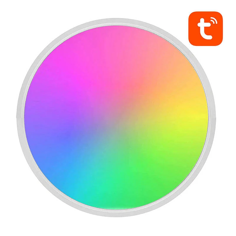 Corpuri iluminat - Plafoniera cu LED Gosund LB12, RGB+CW, 30cm, 24W,1920lm, Telecomanda, control aplicatie