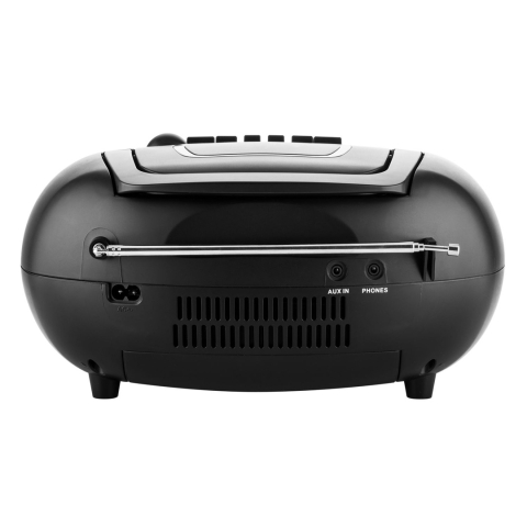 Radio cu casetofon si player CD JVC RC-E451B, 2 x 1.6 W RMS, FM, Bluetooth, USB, MP3, AUX IN, negru [5]