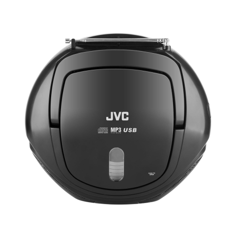 Radio cu CD JVC RD-E221B, 2 x 1.3 W RMS, FM/USB/MP3, AUX IN, iesire pentru casti, negru [1]