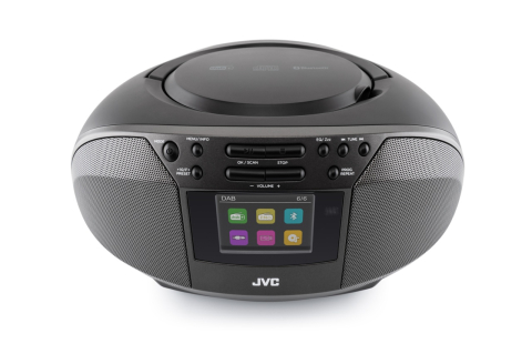 Radio cu CD JVC RD-E664B-DAB, 2x2.5W RMS, Bluetooth, USB, afisaj LCD, ceas, telecomanda, negru [6]