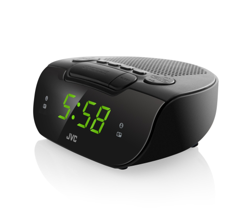 Radio cu ceas JVC RA-E111B, tuner digital FM/AM, alarma duala, Sleep, Snooze, negru [3]
