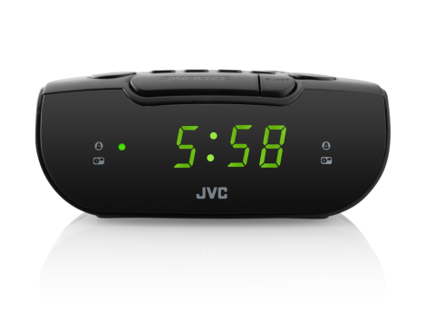 Radio cu ceas JVC RA-E111B, tuner digital FM/AM, alarma duala, Sleep, Snooze, negru [2]