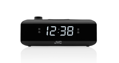 Radio cu ceas si alarma JVC RA-E211B, proiectie ora, tuner digital FM/AM, setare luminozitate, negru [3]