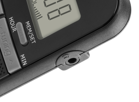 Radio de buzunar portabil JVC RA-E411B, Afisaj LCD, Tuner digital FM/AM, Negru [5]