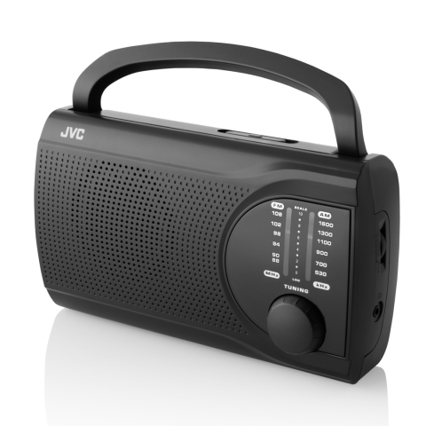 Radio JVC RA-E321B, tuner analogic FM/AM, mufa jack 3.5 mm pentru casti, negru [3]