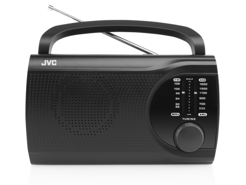 Electronice - Radio JVC RA-E321B, tuner analogic FM/AM, mufa jack 3.5 mm pentru casti, negru