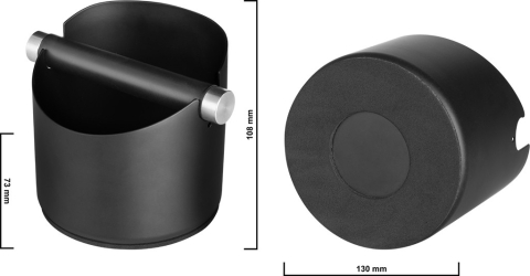 Recipient pentru zat cafea ECG Knockbox Nero, 700 ml, otel inoxidabil [3]