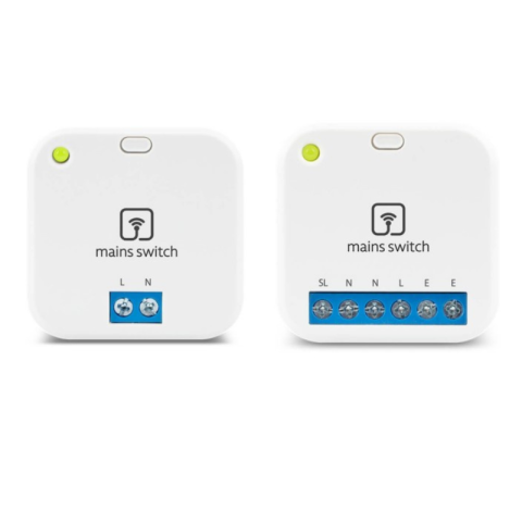 Relee si prize smart - Salus GGPC1 - Releu Wireless 868 MHz, Set 2 Bucati Pre-Sincronizate, Comanda fara Cablu