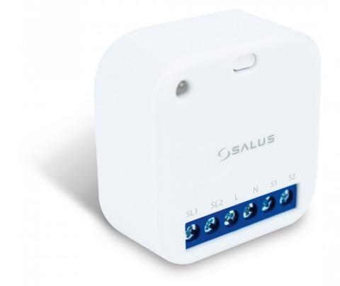 Relee si prize smart - Salus RS600 - Releu Dublu Zigbee 2x5A pentru Jaluzele si Rulouri Electrice