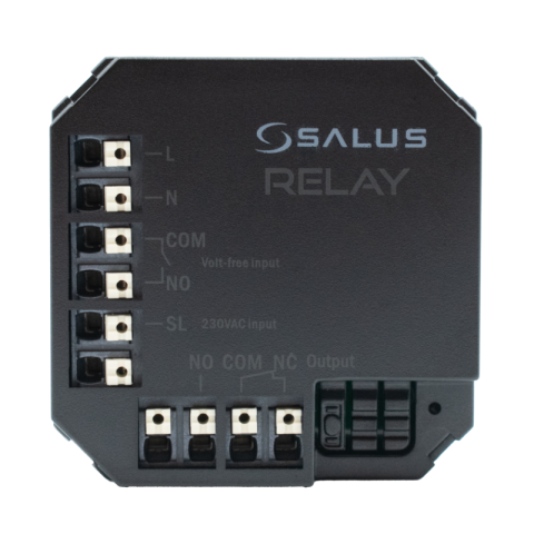 Relee si prize smart - Salus SRM12A - Releu Compact 12A cu Comanda 230V sau Contact fara Potential