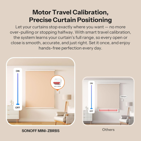 Releu Smart Sonoff MINI-ZBRBS mini-comutator inteligent ZigBee, perdele, jaluzele [5]