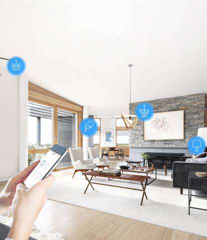 Releu Smart Wireless Sonoff 4CHR3, 4 canale, Alexa   Google Home [3]