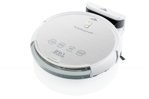 Robot aspirator cu mop ETA Aron 3512 90000, Wi-Fi, baterie Li-Ion 14.4 V, 300 ml, autoincarcare, navigare giroscopica, alb [2]