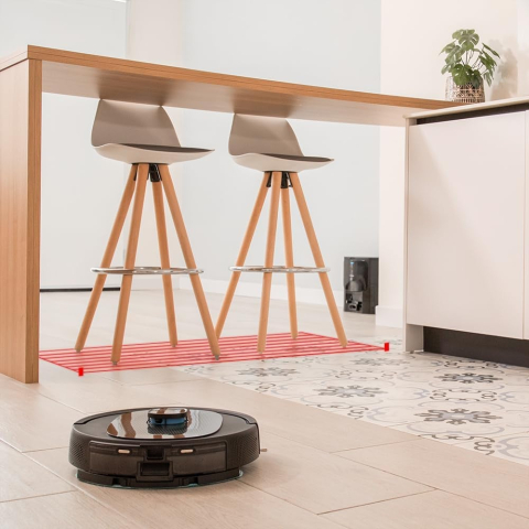 Robot de aspirare Cecotec Conga 8290 Immortal Ultra Power Home X-Treme, 7000 Pa, iTech Laser Eye, baza autocuratare, autonomie 280 minute, aspirator si mop [3]