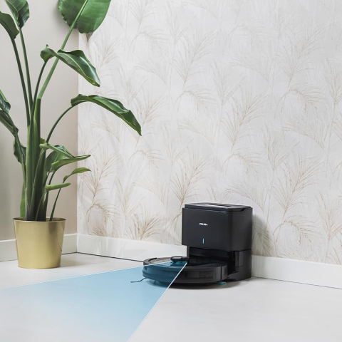 Robot de aspirare Conga 8490 Ultimate Ultra, 4 in 1, 7000 Pa, Laser, Autonomie 170 minute, 2 perii centrale, Functie mop, baza autocuratare [3]