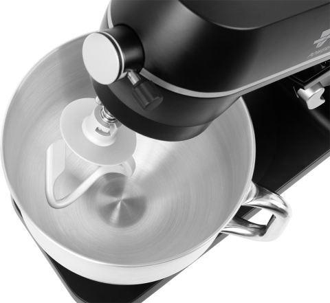 Robot de bucatarie ECG FORZA 6600 Metallo Nero, 1800 W, 6,5 litri, afisaj LED, sistem de amestecare planetar [9]