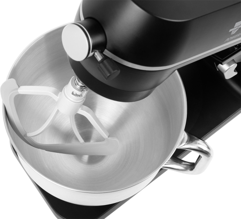 Robot de bucatarie ECG FORZA 6600 Metallo Nero, 1800 W, 6,5 litri, afisaj LED, sistem de amestecare planetar [8]