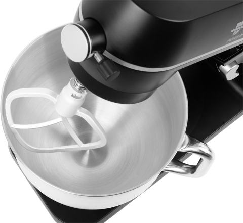 Robot de bucatarie ECG FORZA 6600 Metallo Nero, 1800 W, 6,5 litri, afisaj LED, sistem de amestecare planetar [7]