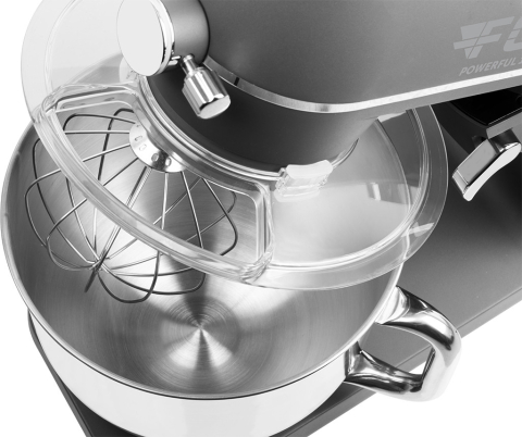 Robot de bucatarie ECG FORZA 6600 Metallo Scuro, 1800 W, 6,5 litri, LCD, sistem de amestecare planetar [5]