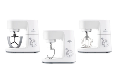 Robot de bucatarie ETA Gratussino III Smart 3023 90000, 1200 W, 4.5 litri, roti dintate metalice, gri/alb [1]