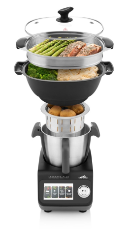 Robot de bucatarie ETA Leonardo Plus 0070 90010, 1600 W, 3.5 litri, 7 programe, negru/gri [6]