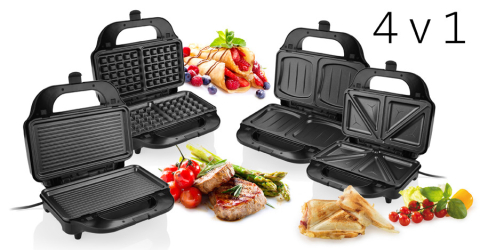 Sandwich-maker 4 in 1, ETA Sorento 3151, 900 W, otel inoxidabil, 4 tipuri de placi detasabile [2]