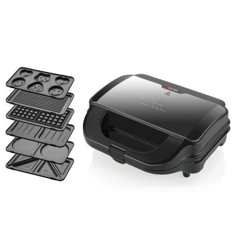 Sandwich-makers - Sandwich-maker 6 in 1, ETA Sorento Plus 5151, 900 W, otel inoxidabil, 6 tipuri de placi detasabile