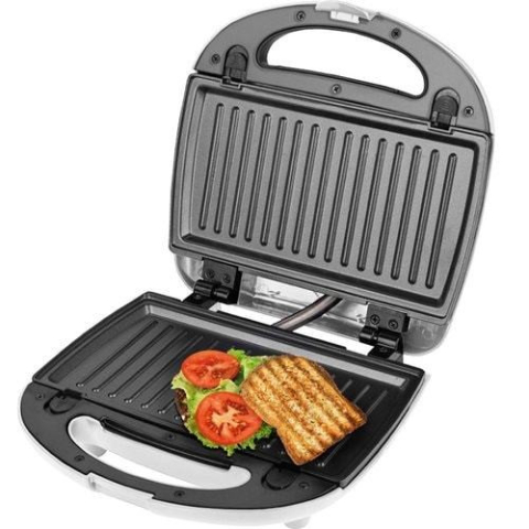 Sandwich-maker ECG S 399 3in1, alb, 700W, 3 tipuri de placi detasabile [4]