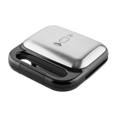 Sandwich-makers - Sandwich maker ETA Krusto 4163 90000, 750W, 4 sandwich-uri triunghiulare, placi nonaderente, otel inoxidabil