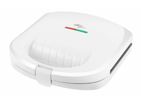 Sandwich-makers - Sandwich maker GALLET SAUMUR CRO625, 800 W, 4 sandwich-uri triunghiulare, alb