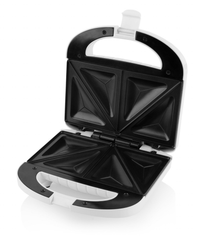 Sandwich maker GALLET SAUMUR CRO625, 800 W, 4 sandwich-uri triunghiulare, alb [5]