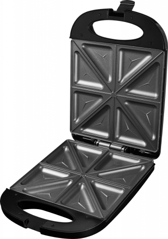 Sandwich maker XXL ECG S 4232 Family Black, 1200 W, 8 sandvisuri triunghiulare simultan [2]