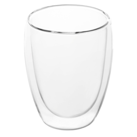 Bucatarie - Set 2 pahare pentru latte macchiato ETA 4181 93020, 350 ml, pereti dubli din sticla borosilicata