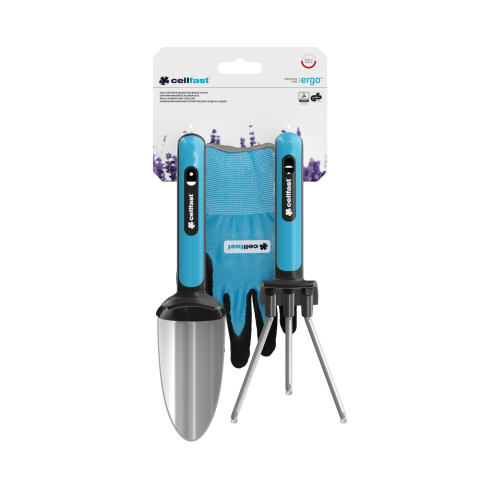 Set 2 Unelte si manusi pentru gradina ERGO Cellfast [1]