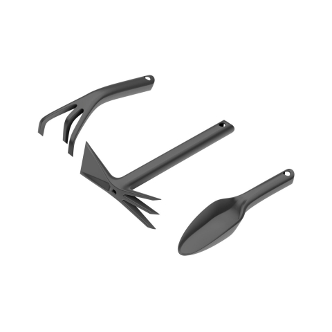 Gradinarit si plante - Set 3 unelte pentru gradina BASIC Cellfast - negru
