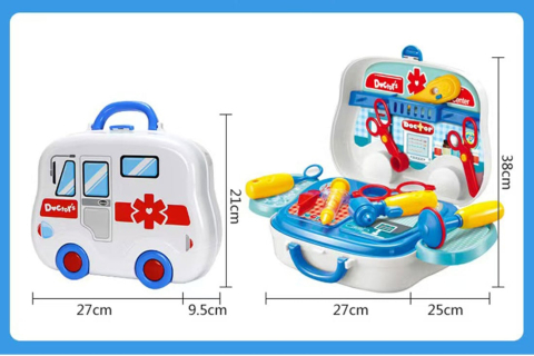 Set de joaca doctor Rovo 918, trusa de doctor, 13 piese [2]