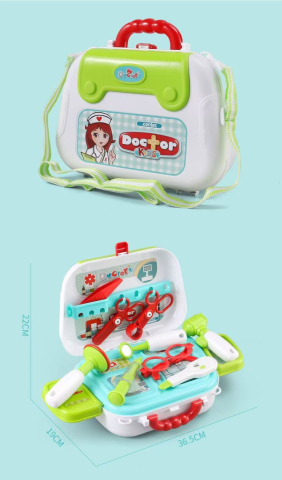 Set de joaca doctor Rovo 935, trusa de doctor, 12 piese [5]