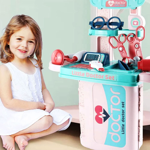 Set de joaca doctor Rovo 975, 3 in 1, trusa de doctor, 20 piese [2]