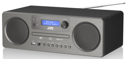 Sisteme audio - Sistem audio JVC ALL-IN-ONE RD-E861B-DAB, Tuner Digital Dab+/FM, 10 W RMS, Unitate CD, USB, Bluetooth 5.0, negru/gri